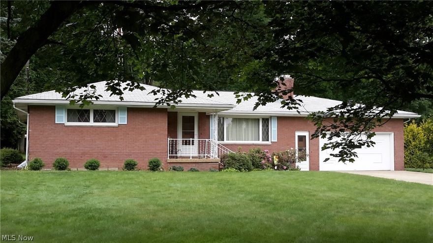 Updated 3 Bedroom, 2.5 Bath brick ranch.  Fireplace in the living room and family room.  Eat-in kitchen with appliances.  Formal dining room, large master bedroom with half bath.  Bright sunroom.  Deck with lights.  Fire pit.  2-Car attached garage with pebble stone floor.