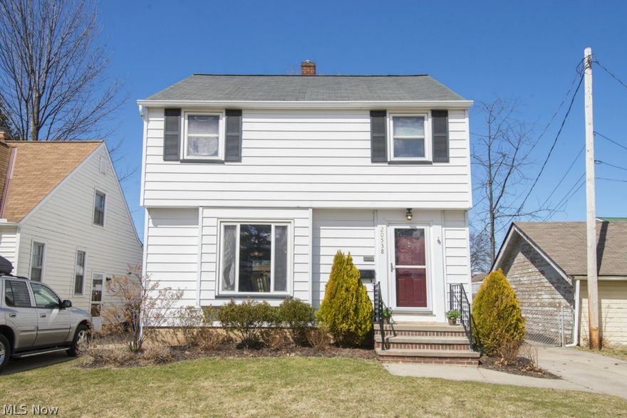 Prepare to be Moved...into this great Colonial with all hardwoods, finished basement and detached 2 car garage. Gleaming hardwoods greet you as you walk into the living room with lots of windows allowing lots of natural light. Neutral decor throughout the home. Updated kitchen with hardwood cabinets and an abundance of storage. The 2nd floor boasts 3 bedrooms, all hardwoods, plenty of windows and a beautifully updated full bath with linen closet. Finished basement has a huge family/recreation room with glass block windows, built-ins, and laundry room. Enjoy the outdoors on the deck and fenced-in yard. This well maintained home is a must see!