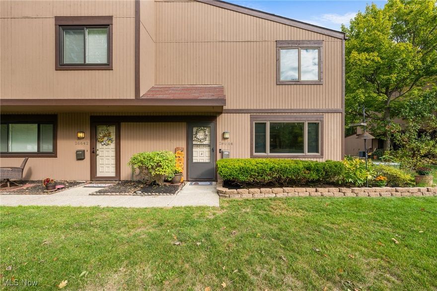 Welcome to this inviting 2-bedroom, 1.5-bath condo in the desirable Lake of the Falls community, offering comfort, convenience, and endless potential to make it your own. The spacious living room welcomes you with a large bay window that fills the space with natural light, highlighting the warm wood trim and easy-care flooring. The open layout flows into the kitchen, where you’ll find abundant cabinetry, ample counter space, and plenty of room to reimagine with your personal style.

Just off the kitchen, you’ll find a convenient half bath and a laundry area for everyday ease. Upstairs, the generous primary bedroom includes a walk-in closet, while the additional bedroom and full bath complete the second floor—perfect for guests, a home office, or flex space. Sliding glass doors off the kitchen open to a private patio overlooking a peaceful water feature, creating a tranquil setting for morning coffee or quiet evenings outdoors.

Residents of Lake of the Falls enjoy low-maintenance living with access to amenities such as a clubhouse, pool, and scenic walking areas around the lake. Conveniently located near parks, shopping, dining, and major highways, this condo offers both serenity and accessibility. With its bright interior, functional layout, and move-in ready condition, this property provides the perfect blank canvas to personalize and call home.