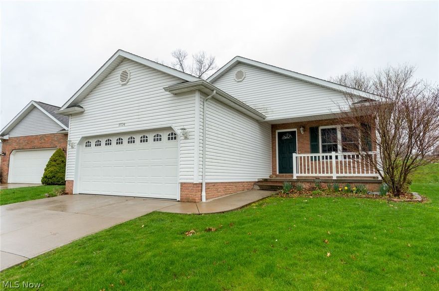 Located on the north end of Wooster and just built in ’06, this easy living Ranch home has good bones, great floor plan and an excellent location. Spacious open living room with vaulted ceilings & neutral paint opens to the kitchen with solid oak cabinets, stainless appliances and large eating area. The spacious master suite offers French doors leading to a private patio overlooking the backyard. Enjoy 3 main floor bedrooms and over 2,000 SF of living with additional potential in the waterproofed, partially finished basement. Low $60 HOA monthly fee includes lawn & snow maintenance.