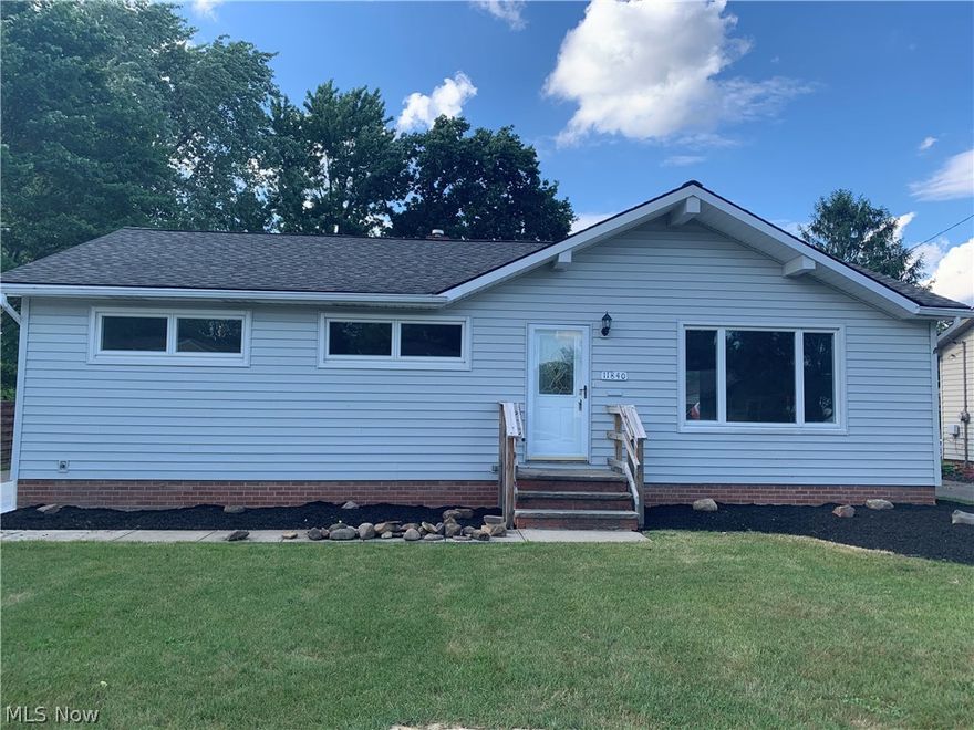 Be first to enjoy this completely remodeled ranch in the heart of Parma, this home features 3-nice sized bedrooms, new kitchen with granite countertops, glass backsplash and stainless steel appliances, new bathrooms with tiled tub surround and new bath vanity, This home features a large living room with cathedral ceiling and recessed led lighting..