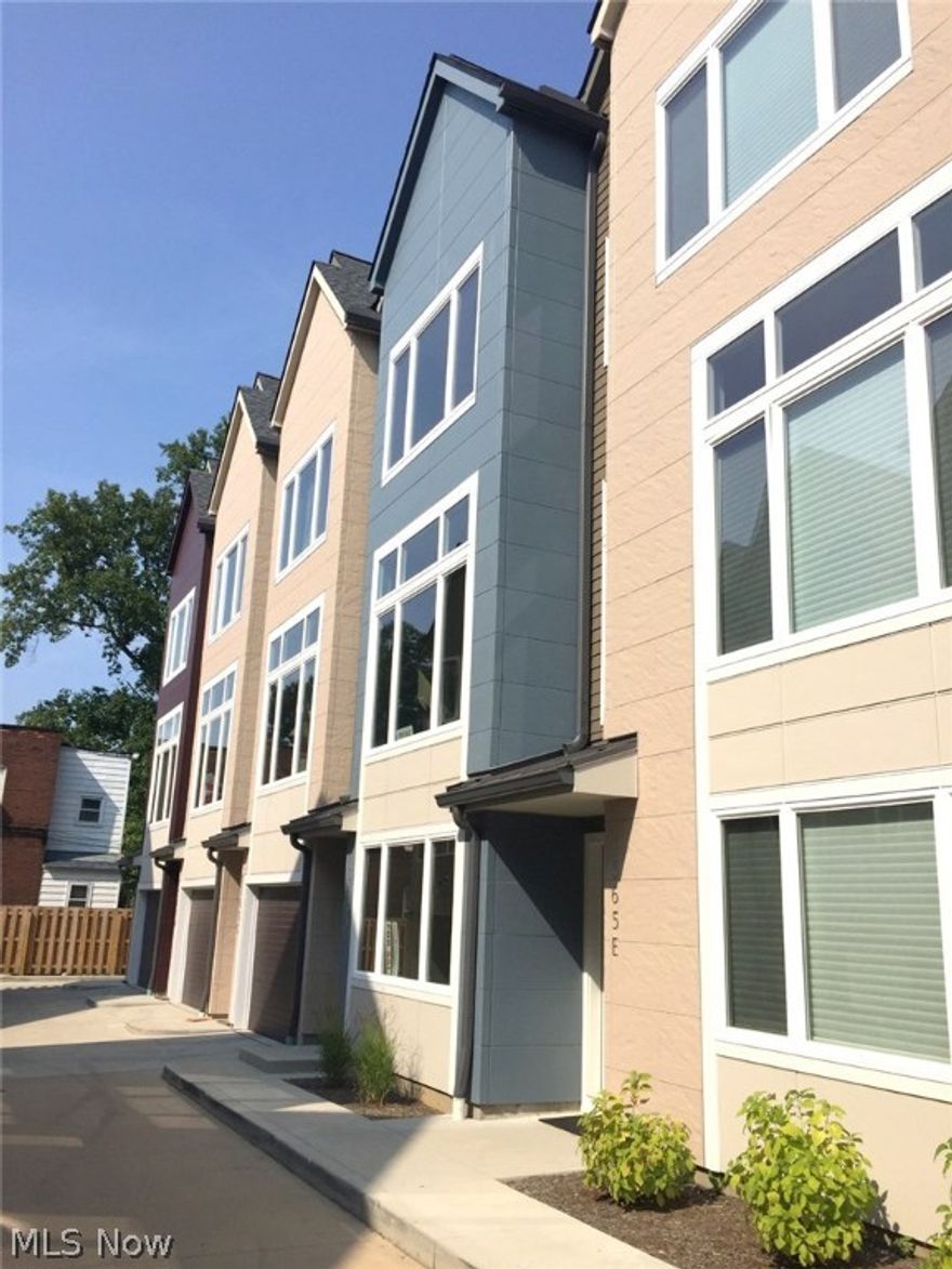 Wonderful rental opportunity. Walk to CWRU. Like new built in 2015. Hurry wont last. Location location location! This 5 year young townhouse is across the street from Case Western Reserve University! Come home to this beautifully finished contemporary townhouse complete with an open floor plan featuring a kitchen with granite counters, S.S. appliances, custom tile back-splash and bamboo flooring living space, and carpet bedrooms. The master suite comes complete with a private bath with stunning ceramic tile and walk-in shower. This home comes with a private roof-top over-sized deck that looks out over the abundance of huge trees surrounding the adjoining civil war era memorial. The tenant will enjoy the washer-dryer unit on the second floor as well as a two car attached tandem garage. Located just minutes from University Circle, Wade Oval, and Little Italy, you can go out and enjoy world-class dining, arts, and cultural venues or take a 10-minute drive to downtown.