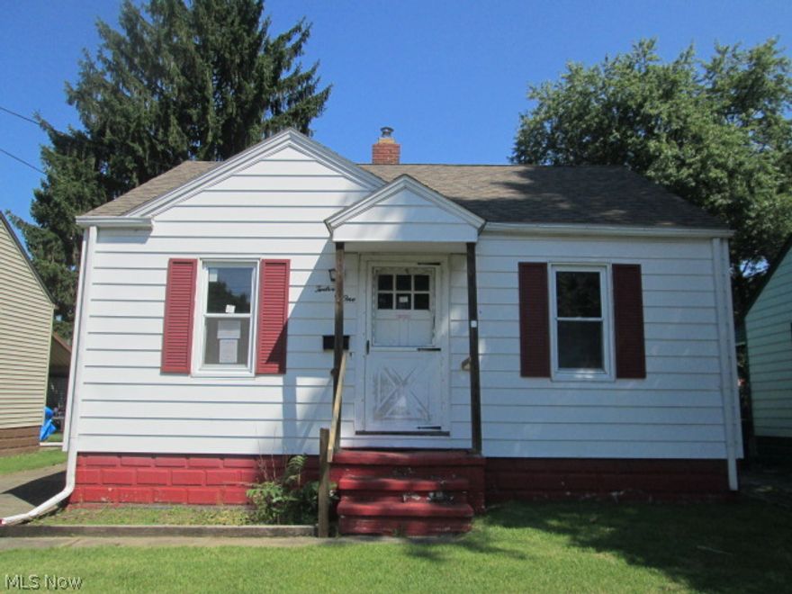 Fantastic opportunity.  Two bedroom ranch with a full basement.  Newer roof and vinyl replacement windows. Close to highway schools and parks.  Call today for a private tour before this one is sold.