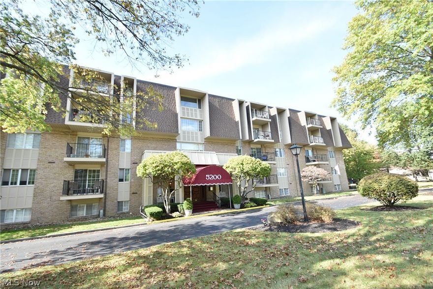 Sharp condo on the 4th floor. Living room/dining room combo 21x20 thats L shaped, kitchen remodeled in 2013 with cabinets, Formica counter top, tile back splash, laminate flooring with a stone appearance, disposal, microwave. Full bath remodeled in 2014 with walk-in shower stall, vanity with granite, hanging cabinet. Condo fee includes heat, central air, water, trash, etc. Owner pays small electric in the $30 range. Building features elevator, pool, and hospitality room. No Pets.Cement ceilings & floors make it extremely more quiet than condos built with wood floors.