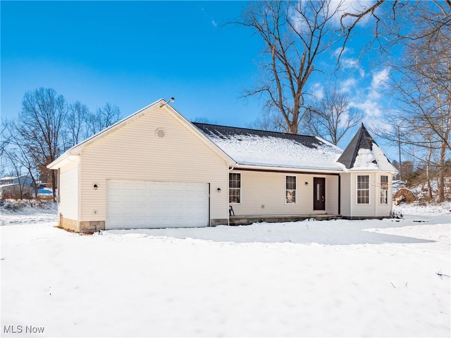 This property has been remodeled . open concept, large living room that flows to the dinning room and kitchen, private back deck, Master suite offers a private bath and walk-in closet, 2 more bedrooms and a second full bath, attached 2 car garage and a detached 3 car garage , 2.51 acres
