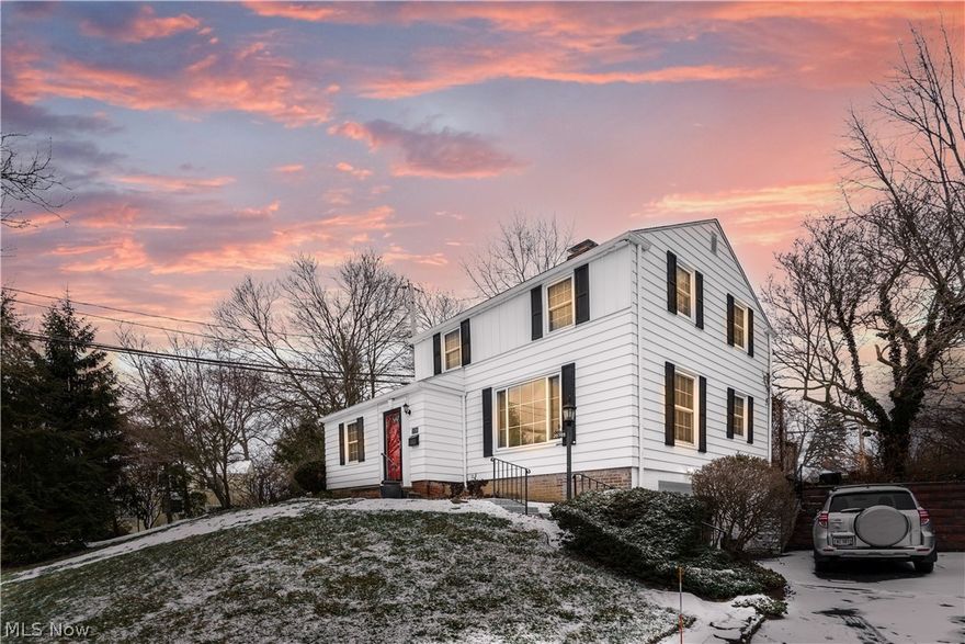 Gorgeously maintained 3 bedroom 2 bathroom colonial home nestled amongst mature trees, and enviously, a stone's throw away from the highly desirable Van Aken district. Boasting an open floor concept living/dining room area with a beautiful fireplace, large picture windows with soothing views throughout, and doors that lead you to the private backyard patio perfect for al fresco dining and surrounded by stunning gardens. The main floor also features a well appointed chef's kitchen and first floor master bedroom and full bathroom. The second level has 2 additional ample sized bedrooms and a second full bathroom. The seller is currently using the first floor bedroom as a charming study and the larger of the second floor bedrooms as a master bedroom. The lower level has an attached garage with direct access to the home and a large laundry/storage room. Pride of ownership is apparent in every detail and the home is absolute perfection and turn key! Located just minutes from University Circl