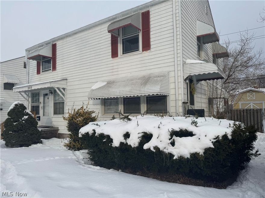 Opportunity awaits this amazing updated spacious 1/2 duplex, enhanced with accommodating kitchen with formal dining rm both with ceramic flooring. All appliances to stay, Seller has never used any of the appliances and cannot confirm factuality, full basement with room for additional living space. Large storage shed for you outdoor needs. Special financing available to qualified Buyer's $5000.00 Grant could be issued. POS has been ordered. 1 Year Home Warranty included to Buyer. Kitchen drawer missing will be replaced.