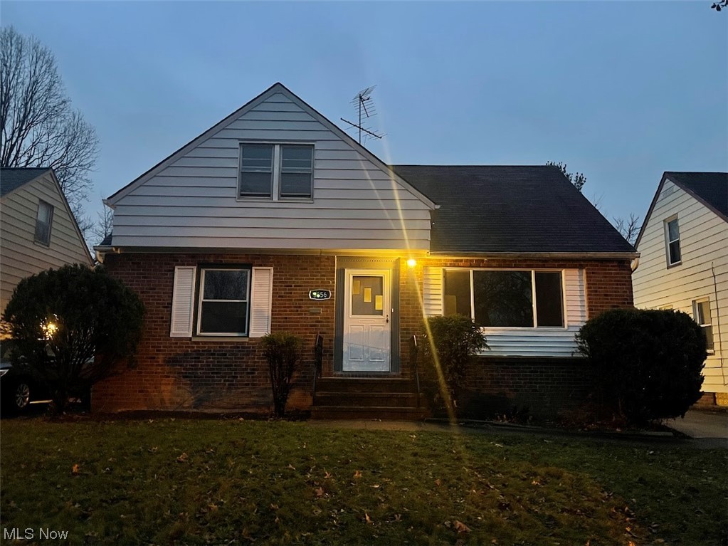Let me welcome you to this cozy Cape Cod, in move-in condition! If you're looking for the convenience of two bedrooms on the first floor with a spacious third bedroom on the top floor, you have hit the jackpot! There's new flooring in the kitchen and bathroom and new carpet in the basement sitting area. The kitchen has a new sink and faucet, dishwasher, and microwave. The entire house has been freshened up with painting throughout. The HVAC has been serviced and is ready for immediate move-in. Don't miss out on this gem! Make Your Appointment Today! Being sold 'AS IS'