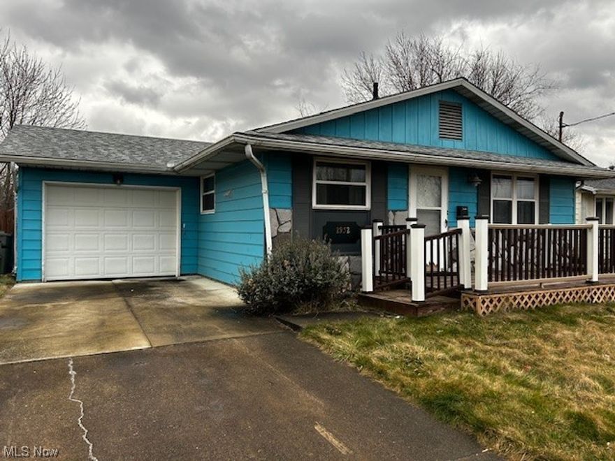 3 bedroom ranch home in Plain local school district. Partially fenced rear yard and front deck. Partially finished basement with 1/2 bath. Area for a potential work shop or storage.  Possession at closing