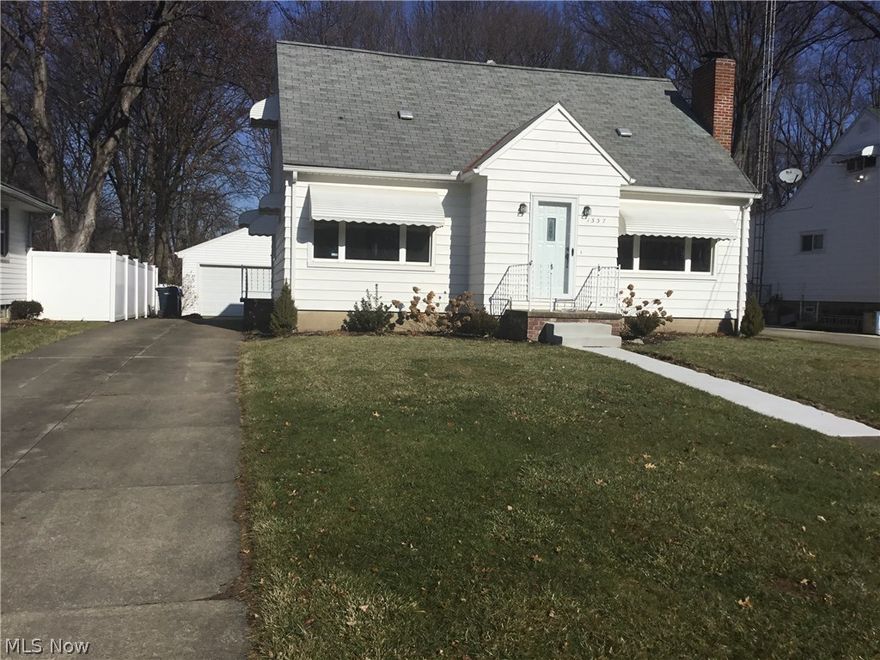 Amazing opportunity to own this completely remodeled home with quality workmanship throughout. This home features a large living room with a wood burning fireplace and large bay window. It also has a master bedroom and full bathroom on the first floor. The kitchen features new stainless steel appliances.  gas stove, refrigerator and microwave. (2017)  The kitchen opens to a formal dining room. The large sunroom is great for entertaining or relaxing and enjoying the scenic back yard. The second floor has two large bedrooms and completely remodeled bathroom. The basement is partially finished with a new family room,office and laundry room The home has been freshly painted throughout and features hardwood floors in the kitchen and dining area and new carpet throughout. The home also has a modern energy efficient furnace central air. Two car garage on a beautiful lot.  Call for your private showing.