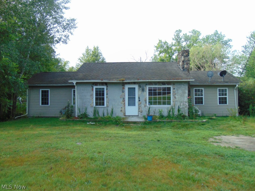 If Green Acres is the place for you, consider this serene country 1.8 ac. estate. The home offers charming plaster exterior with river stone accents. Rustic stone fireplace warms the living room and opens to formal dining. Sunlit inviting kitchen, w/lots of counter space. French doors lead to inviting deck. Furnace is only 1 y/o, electric and plumbing have all newly been updated! If that is not enough how about a 30x40 newer (2012) pole barn. Easy commute to Rt 90. Nature is calling, so should you! (There is no foundation under part of the house., thus you will need rehab, or cash to purchase.) All information deemed reliable but, not guaranteed.