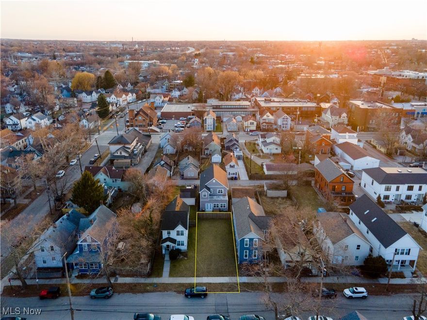 Rare opportunity to build at W 33rd & Chatham Ave in Ohio City’s SOLO (South of Lorain) neighborhood - right next to Duck Island and Tremont! This 32 x 77 lot is surrounded by new construction, with nearby sales in the $600k–$700k range showing strong demand and proven value. The 77' depth provides space for outdoor living and thoughtful custom design. Bring your own builder and create a home just steps from West 25th, the West Side Market, and the Red Line Greenway. Minutes to Tremont, Edgewater, and Downtown, with quick freeway access to I-90 and I-71. A prime opportunity in one of Cleveland’s most vibrant and fastest-growing neighborhoods.