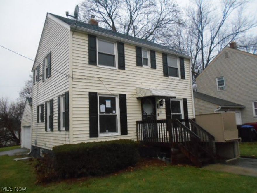 Nice 3 bedroom, 1 bath colonial on quiet park like setting.  This home has nice layout, full basement, open kitchen, 2 car garage, formal living room and decent sized rooms.  This is a Fannie Mae Homepath property.