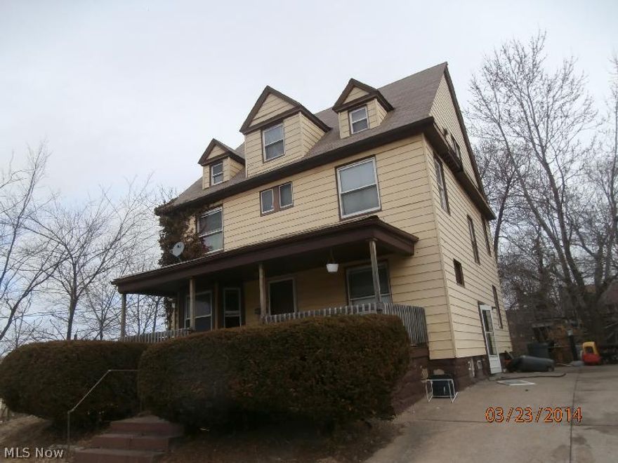 Classic 5 Bdrm 1 Bath 1836 Sq Ft Colonial with Eat in Kitchen, Parlor with Fireplace, Formal Dining Rm, Front foyer, Finished Attic, full partially finished Basement, Porch and more!  Property is being Sold As-Is.