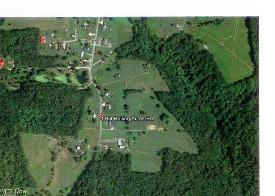 Nice rolling acreage with 2 access points from asphalt road.  Water & sewage is available at the road.  Entire property (less approx 1 acre of woods) can be mowed with a tractor.  Great location for horses or a new subdivision.  Minutes to Tomlinson Run State Park, 35 mins to Pittsburgh Airport and the new Cracker Plant in Beaver County, PA.