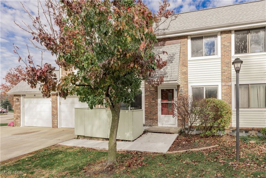 Welcome Home!! Wonderful 3 bedroom 1.5 bath townhouse with attached garage in the highly sought after Big Turtle II Community! Pride of ownership is the hallmark of this meticulously well-maintained unit. Freshly painted with neutral decor throughout the interior boasts an extremely functional footprint that will accommodate all your family needs. The spacious living room opens to the eat-in kitchen with hardwood floors, granite countertops, a peninsula with barstool seating, loads of cabinet/counterspace and stainless steel appliances (all stay). A convenient half bath rounds out the first floor. The second floor offers 3 very spacious and nicely appointed bedrooms with hardwood floors, two walk in closets and a full bathroom. The lower level features a sprawling L shaped recreation room - perfect for relaxing or entertaining and a laundry room (washer/dryer stay) with ample storage space. Additional visitor parking conveniently located right across the street. Residents have access to fantastic community amenities, including a pool, club house, tennis and pickle ball courts. A short drive to downtown Willoughby and approximately 20 minutes to downtown Cleveland. Friendly neighborhood with easy access to local shops, restaurants, and major highways. Whether you're a first-time homebuyer, downsizing, or simply looking for a low-maintenance lifestyle, this condo is the absolute perfect fit!