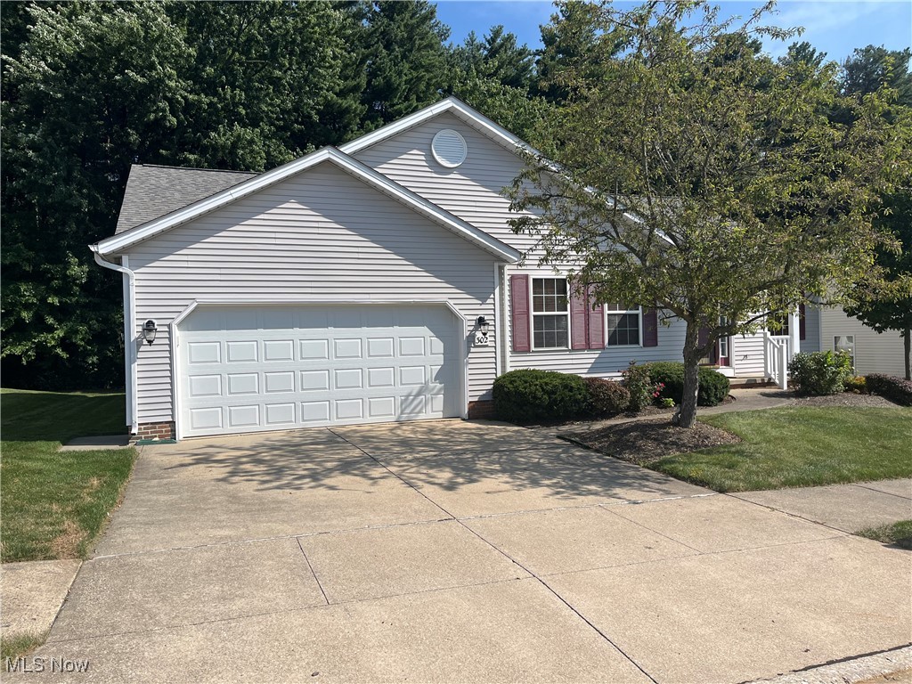 Come see this beautiful home at 302 Bridgewater Lane! The home is near the end of a cul-de-sac in the highly desirable Bridgewater Village Community. This cozy, three-bedroom, three full bath condo offers the perfect blend of modern living and peaceful surroundings. With its convenient location, this property offers nearby access to Chardon Village, Chardon Schools, SR44, Concord, and the bike path. Once inside, the natural light of the home, the vaulted ceilings and open floor plan create a welcoming atmosphere, perfect for both relaxation and entertaining. The living room flows seamlessly into the dining area, making it an ideal space for gatherings and entertaining guests. The kitchen features ample cabinetry and a pantry. An eat-in kitchen offers a lovely place for relaxing in the morning while you look out at the amazing backyard green space. The primary bedroom is very spacious with plenty of natural light. A walk-in closet offers plenty of storage space. Two additional bedrooms provide a wonderful space for family, guests, or a home office. Each room is designed with comfort in mind, featuring generous closet space and large windows that create a bright and airy atmosphere. This condo includes an enclosed sunroom that opens up to a very private backyard with an amazing landscape full of trees which provides a level of privacy rarely found in a condominium. The finished basement comes with an electronic stairlift for easy access to the large spacious area. A full bathroom and valuable storage space is also found in the basement. You can enjoy the beautiful backyard area in complete solitude without neighbors living behind you. The end-of-cul-de-sac location ensures minimal traffic. Don’t miss the opportunity to own this exceptional condo in the heart of Bridgewater Village. This property has it all. Whether you are a first-time homebuyer or are looking for more space, this property if for you. Schedule your visit today.