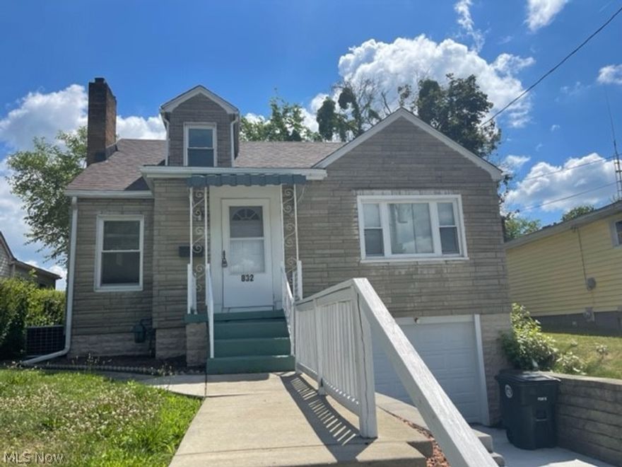 Move in ready with several updates. This cozy 3 bedroom, 1.5 bathroom and attached 1 car garage is ready for it's new owners. Located within walking distance to schools, shopping plazas and restaurants, it is also only minutes from Franciscan University and Route 7. This house has a brand new eat in kitchen ready for entertaining. There is new paint and flooring throughout the main floor, spacious living room with a decorative fireplace and mantel. There is a freshly painted basement that is partially finished with a half bath and provides additional space to enjoy. This property has a brand new concrete driveway, new insulated garage door, new sidewalk, new roof, and a newly built retaining wall. The other side of the driveway had it's retaining wall done around 9 years ago along with all new windows, exterior doors, and outside trim on the windows and doors. Recently inspected by a professional inspector and summary list of items were completed by qualified professionals. This house