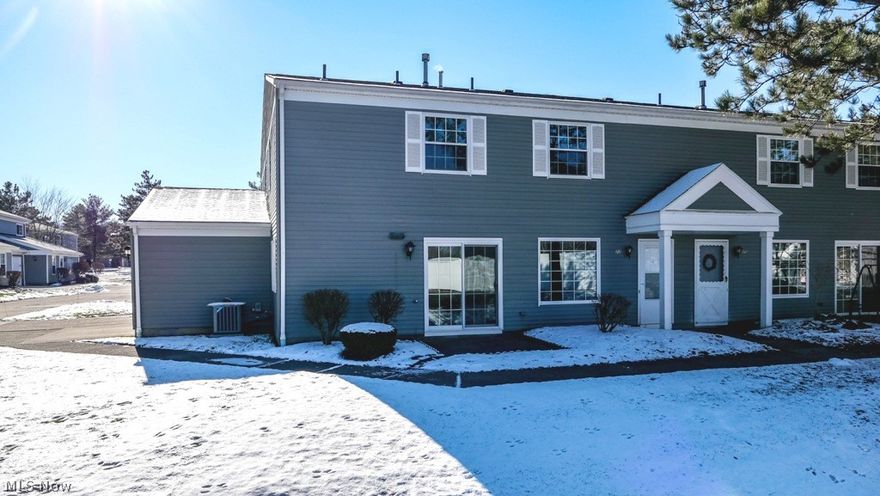 Incredibly well maintained condo located in Northfield Woods! This 3 BR 1.5 BA condo with attached garage offers a great patio and is an end unit with a private setting. The light filled living room opens to the dining room and kitchen. There is a laundry room and half bath also on the first floor. The second floor offers 3 bedrooms and a full bath. Updates to this condo include: kitchen with hickory cabinets (2017), windows and sliding door (2014), air conditioner (2020), reverse osmosis water system (2017), remote garage door opener (2019) and fresh paint. When summer rolls around you can relax at the neighborhood pool! This condo is well loved and totally move in ready. Minutes to freeways, turnpike, shopping, restaurants and the Cuyahoga Valley National Park hike and bike trails! This surely will not last long!