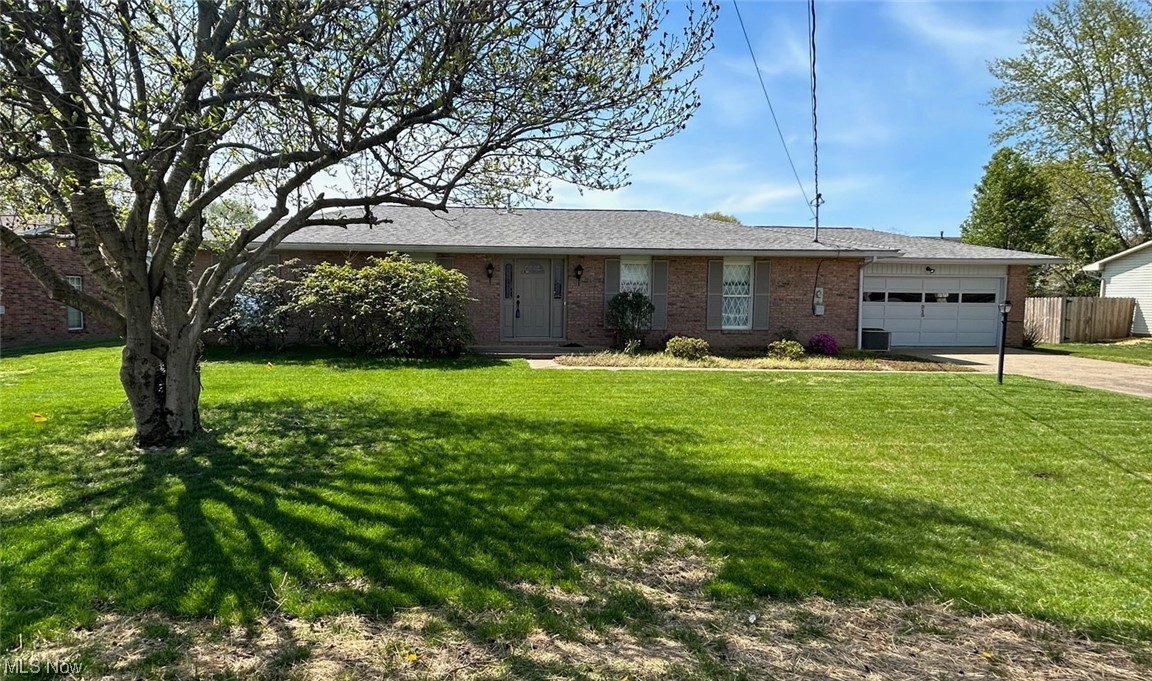 Fantastic ranch home, first time on the market. Offering an eat-in kitchen with Corian countertops, subway tile backsplash and abundance of countertop space. Front foyer leads you to formal dining room along with a living room. Family room offers a wood burner with entry to two car garage. Sunroom offers 2 sliding glass doors, this area currently being used as laundry area but there is also laundry hookup in the basement. Master suite offers a walk-in shower and double closets. Roof new in 2015, HVAC new in August 2021. Property is already on public sewer. Home has been very well maintained, being sold "as is".