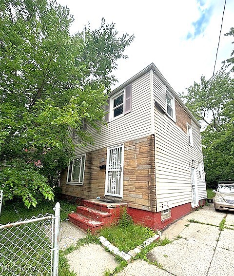 Look at this great home to easily bring back to its former glory! This 3 bedroom, 1.1 bath home offers plenty of space for living or for a great flip and sell or investment to hold! The main level offers a nice sized kitchen with oak cabinets, dishwasher and convenient access to side entry! Nice sized dining room and living room with plenty of natural light! The second level offers ample closet space, 3 nice sized bedrooms and a full bathroom! The basement has a wonderful finished area for recreational use plus a utility room, glass block windows! Great partially fenced in back yard, cement drive way, vinyl siding! Roof has been patched within last 5 years! Furnace newer within last 5 years! Updated electrical panel! Property was renovated rent ready in 2020, tenant just recently moved out and has done all of the damage/wear + tear on the home during tenancy. No seller financing. Selling AS IS. Hurry this will not last long! Close to parks, restaurants, shopping, hospitals, freeway access and more!