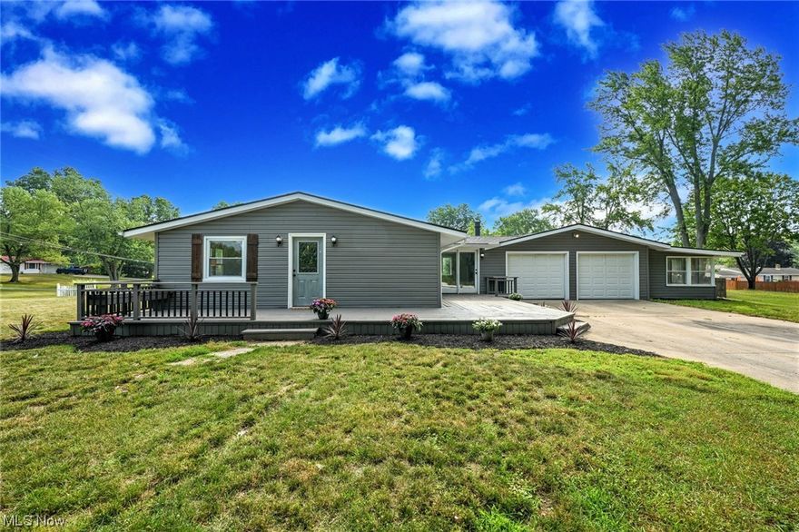 **STUNNING, MODERN, LUXURY, Completely Remodeled Ranch In Green LSD W/2,126 Sq. Ft Of Finished Living Space Includes 3 Bdrms, 2 FULL Bathrooms, FINISHED Basement, Sunroom & More! *Wrap Around Deck, Attached 2 Car Garage & Shed Situated On A Serene LARGE .67 Acre Lot  *Updated: ROOF, GUTTERS, SIDING, Blown In Insulation 2020, WINDOWS *Impress Your Guests W/BRAND NEW INTERIOR Everything!! --> *LUXURY Rustic Oak 12 Mil Rigid Core Vinyl Plank Tiles Throughout 1st Floor *New Carpet In Bdrms *All Freshly Painted Grey Walls & White Trim *Gorgeous Kitchen W/CUSTOM Stained Knotty Pine Ceiling, Crystal Pendant + Chandelier + Recessed Lighting, GRANITE COUNTERTOPS, New Refrigerator Alcove, Fresh WHITE CABINETS W/Black Pulls, SS/Black Faucet W/Sprayer & SS Appliances! *2 Main Floor Living Areas Include A Living Rm & Family Rm W/SHIPLAP Fireplace Surround, Tile Hearth & Custom Entryway Bench W/White Shiplapped Wall/Coat Rack *Exquisite GLAM Bathrm W/Polished MARBLE Porcelain Tile Floors, White Diam