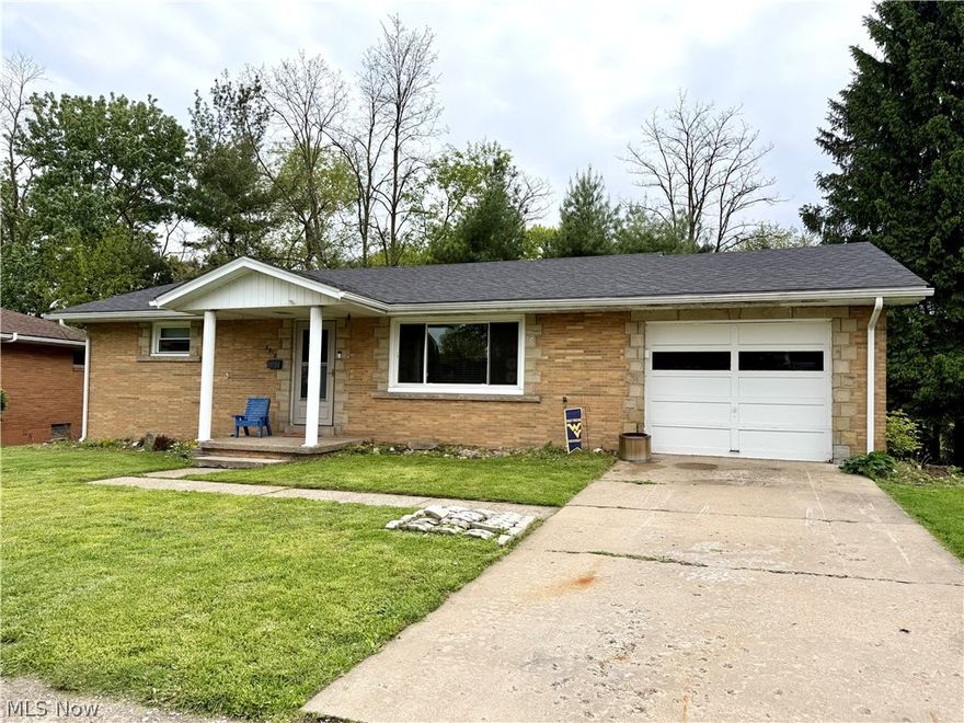 Easy one level living has hit the market!  This 2BR, 2BA brick ranch has everything you've been hoping to find with updated vinyl replacement windows, newer roof, central air, hot water tank and a lovely remodeled bathroom. Just off the dining area is a french door leading to a private deck for the perfect spot to unwind at the end of the day.  The full basement features a large finished rec room, second bath and an unreal amount of storage. An attached single car garage with main level laundry make this a home run. Don't wait to call on this gem of a find.