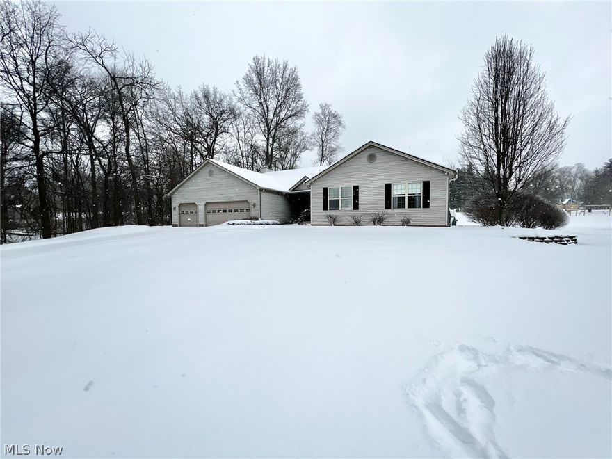 This Exquisite Poland Spacious Ranch offers the coveted one floor living that everyone desires. This stunning 2594 sq ft ranch has 4 bedrooms 2.5 baths on the main floor. The Floor plan flows perfectly with a magazine quality open floor plan with massive vaulted ceilings for a ranch. It is tastefully modern but in a timeless way. The design and finishes speak for themselves. This Turn-key home offers a completely renovated and finished full basement with an additional 5th bedroom with a huge en-suite modern bath. The back yard was wooded it was cleared and fenced in with a new shed and play unit that remains. Enormous Decked partially covered for outdoor living and entertaining. The home sits on an acre on a quiet dead end cul de sac off of Dobbins and the owners are offering a Home Warranty. The Owners are relocating for work. The updates are too many to list so I can email the spread sheet to your agent. Get in to see this one quickly before it's under contract. Sellers are respectfu