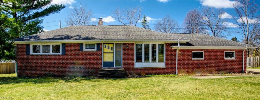 Welcome to this beautifully maintained brick ranch in a highly desirable location! Filled with natural light, this home features 3 spacious bedrooms and 2 full baths, offering both comfort and functionality. The inviting living room flows seamlessly into the eat-in kitchen, creating an open and connected feel—perfect for everyday living and entertaining.

The finished basement expands your living space with a large recreation room, full bath, office/work area, potential additional bedroom, and plenty of storage. Step outside to a spacious backyard designed for relaxation and enjoyment—featuring a covered deck for your morning coffee, a cozy fire pit area for cool evenings, a shed, and additional storage space next to the garage.

Enjoy peace of mind with numerous updates, including furnace, A/C, and electrical panel (2020), along with kitchen flooring and appliances (2018), updated basement bathroom (2020), attic insulated (2024) and more. This home truly has it all—schedule your showing today and make it yours!