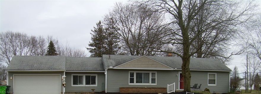 Schedule your showing today for this must see ranch style home on a large corner lot in the West side of Barberton. This home features 2 bedrooms and potential for a third at the opposite end of the home, a full bathroom (which is handicap accessible)on the main level as well as a built in walk out shower and a toilet in the basement. Laminate flooring was just installed (2020) in the kitchen and bonus room. The spacious basement was waterproofed in 2010 and nature stone was put down in 2018. Nature stone was put down in the attached 2 car garage at that time as well. The furnace and central air where purchased in 2013. The oversized storage shed is also an added perk. This home does come with the security of a home warranty as well.