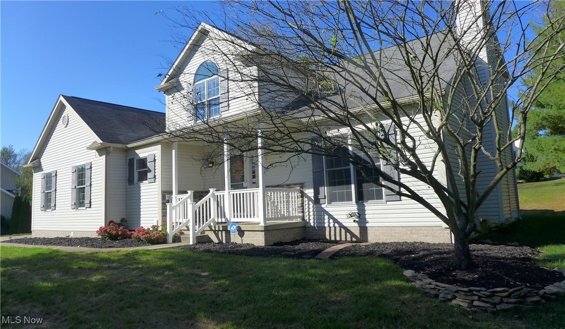 Great home with space galore. Large great room with fireplace opens to a semi- formal dining room with bay window. 1st floor master with ensuite. Large kitchen with ding area if needed plus a kitchen island. New carpet in great room and dining room. 4 season sunroom with hardwood floors opening up to deck and a small fenced area for pets. Home is in good shape and in a nice subdivision. Newer furnace and updated kitchen appliances.