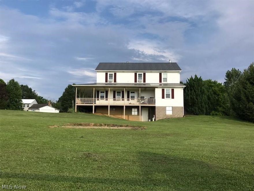 Spacious 4 bdrm home located conveniently between Ashland, Mansfield and Wooster. Situated on 5 acres with large bank barn and small pasture. Hardwood floors throughout the first floor, office with built ins and generous sized kitchen. Full walk out basement. Second floor laundry. Outdoor boiler negotiable. Agent Owned Property. INSPECTIONS ARE COMPLETE. IMMEDIATE POSSESSION.
