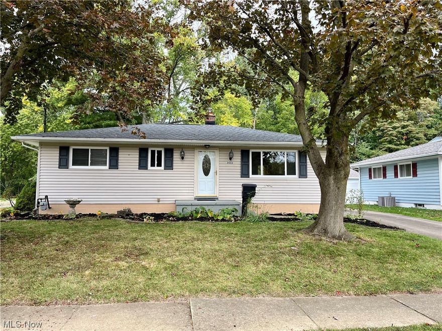 No stone has been left unturned in this beautiful ranch home! This 3 bedroom home in the heart of Mogadore is completely remodeled. New, new, new! New roof, windows, furnace, all new flooring, freshly painted throughout. Beautifully remodeled kitchen with brand new cabinets, countertops and appliances. Updated bathrooms on 1st floor and in basement. Fresh, neutral colors throughout. Home has an oversized 2.5 car garage as well as large shed/outbuilding. Full basement is clean and freshly painted. Great home in a great location! Nothing to do but move in and enjoy this remodeled home for the holidays!