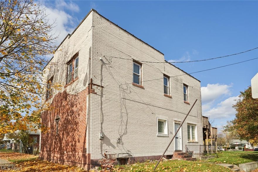 This building was formerly a church. Second floor has 2 bedroom 1 bath apartment