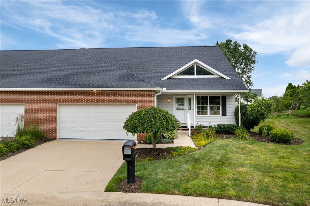 Move-in ready and beautifully updated, this 3-bedroom, 2.5-bath condo in the desirable St. Andrews community offers low-maintenance living just steps from The Legends Golf Course. Featuring a vaulted great room with a gas fireplace, fresh neutral paint, and an open layout, the home is perfect for relaxing or entertaining.
The kitchen includes corian countertops, a ceramic tile backsplash, all appliances, and a rolling center island for added versatility. The first-floor primary suite features a full bath with double vanity, while the main level also includes a half bath and laundry for everyday convenience.
Upstairs, a spacious open loft space with many possible uses, two additional bedrooms, and a full bath provide flexible living space for guests, hobbies, or work-from-home needs. A covered front porch, private back deck, and attached two-car garage round out the home’s thoughtful design.
Built in 2002 and available for immediate possession, this property is set in a quiet, centrally located community. The low monthly HOA covers exterior maintenance, lawn care, snow removal, and trash service—making this a perfect option for those looking to simplify without sacrificing comfort or location. Just minutes from everything and with golf right around the corner, this is a standout opportunity—offered at a value-focused price in one of Massillon’s most convenient and desired neighborhoods.