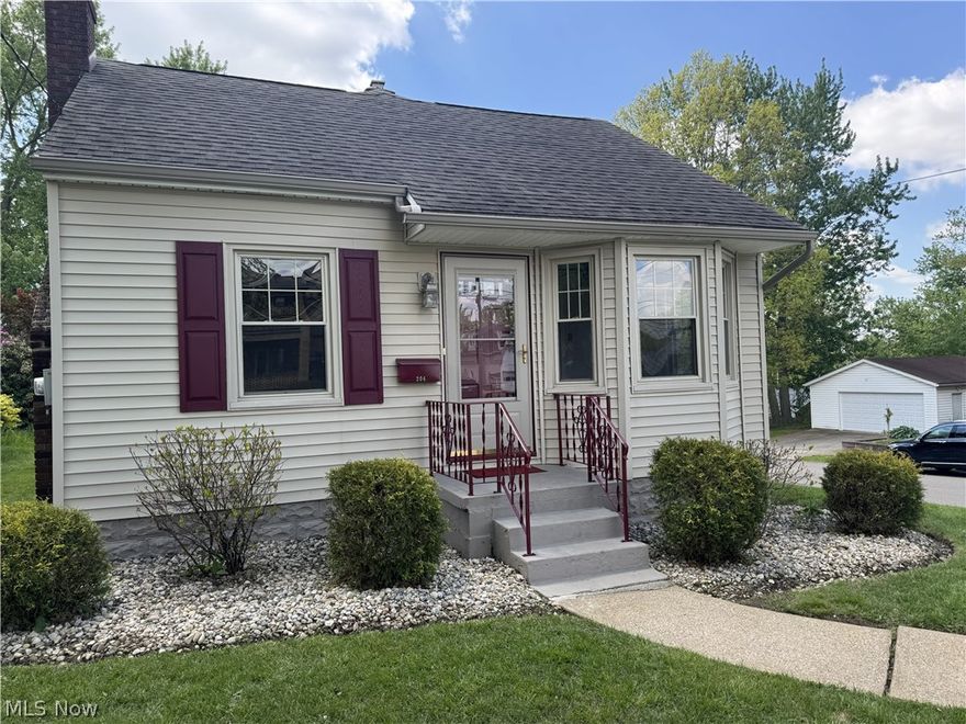 Move in, unpack and enjoy all the updates in this 2 bedroom ranch with a finished attic, full basement and a 1 car garage. Fully applianced kitchen with pantry, formal dining room and bath. Bedrooms have hardwood floors. Bath has tub/shower enclosure and vinyl flooring. Full basement could be finished for additional living space or great for storage. Freshly paints and hardwood floors refinished in 2026. Furnace 2025, A/C 2026, HWT 2022, new sidewalks 2025.
