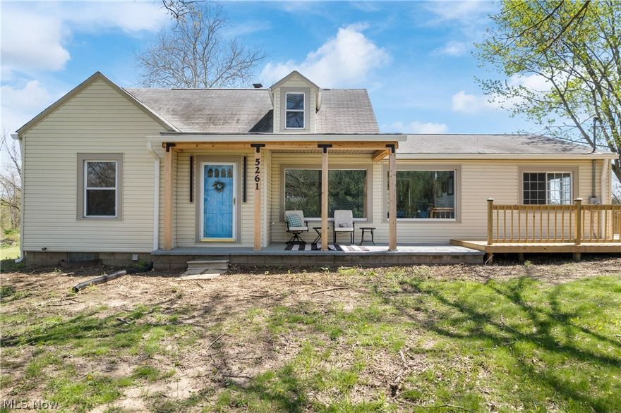 Are you dreaming of having more space, country living but still convenient to shopping and restaurants? Look no further! When you first approach 5261 Dailey Rd., the wrap-around porch will invite you to sit, relax and just take in the sights and sounds. This Farmhouse Style Cape Cod offers 5-6 Bedrooms, 2 Full and 2 Half Baths all situated on 1.33 acres in Manchester LSD. Don't let the square footage fool you! The inside of this home seems spacious. As you Enter from the side door, you will note the Large Lovely Eat-In Kitchen has all new appliances except the Cooktop including Oven, Refrigerator, Dishwasher, Microwave and the new backsplash. Adjacent from the Kitchen could be a Dining Room or simply a Wine & Coffee Bar Room. You decide! If extra dining is what you need, check out the Large Living Room w/ 2 large picture windows that gives the option of having a dining area at one end. Main Bedroom w/Half Bath in addition to 2 more bedrooms & Full Bath complete this level. All hardwood floors have been refinished. 2nd Level offers 2 bedrooms w/carpet, built-in shelving & closets and a neatly tucked in Half Bath. Whether you need more space for entertaining or simply some additional living space, the Lower level offers a second Kitchen, Laundry, Storage Room, Full Bath with Shower, sink & toilet plus an area that could be another Living Room and/or Bedroom.  2 ground level doors lead to the newly installed wood patio from both the 2nd Kitchen & the Bonus Room. Entertaining could be a breeze at almost any angle of this home. The 1+ Car Garage is accessible from the lower level, as well. Additional updates include, new septic (8/25), A/C, light fixtures throughout, all new grounded outlets & wiring, bathroom fixtures including the smart mirrors in bathrooms and mailbox. Just move right in! Call Today for your private showing!