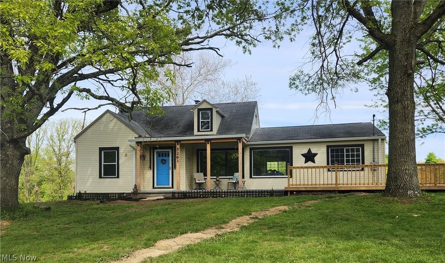 Are you dreaming of having more space, country living but still convenient to shopping and restaurants? Look no further! When you first approach 5261 Dailey Rd., the wrap-around porch will invite you to sit, relax and just take in the sights & sounds. This Farmhouse Style Cape Cod offers 5-6 Bedrms, 2 Full & 2 Half Baths all situated on 1.33 acres in Manchester LSD. Don't let the square footage fool you! The inside of this home seems spacious. As you Enter from the side door, you will note the Large Eat-In Kitchen has all new appliances except the Cooktop including Oven, Refrigerator, Dishwasher, Microwave & new backsplash. Adjacent from the Kitchen could be a Dining Room or simply a Wine & Coffee Bar Rm. You decide! If extra dining is what you need, check out the Large Living Rm w/ 2 large picture windows that gives the option of having a dining area at one end. Main Bedrm w/Half Bath in addition to 2 more bedrms & Full Bath complete this level. All hardwood floors have been refinished. 2nd Level offers 2 bedrms w/carpet, built-in shelving & closets & a neatly tucked in Half Bath. Whether you need more space for entertaining or simply some additional living space, the Lower level offers a 2nd Kitchen, Laundry, Storage Rm, Full Bath with Shower, sink & toilet plus an area that could be another Living Room and/or Bedroom. 2 ground level doors lead to the newly installed wood patio from both the 2nd Kitchen & the Bonus Room. Entertaining could be a breeze at almost any angle of this home. The 1+ Car Garage is accessible from the lower level, as well. Add'l updates include, new septic in Fall of 2025 (about $20,000-$25,000), A/C, light fixtures throughout, all new grounded outlets & wiring, bathroom fixtures including the smart mirrors in bathrooms and mailbox. Since being listed, Seller repainted the trim, planted some flowers and put some decorative touches to the outside. This house is just waiting for you to just move right in! Call Today for your private showing!