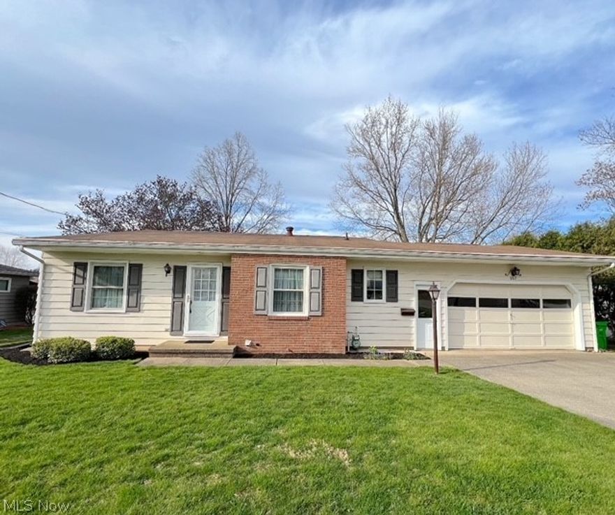 Well cared for home in an excellent location! This is the same owner since 1967. There are 3-4 bedrooms, 2 full baths and an attached 2 car garage. It is situated on a 75x151 lot at the end of a dead-end street close to the park and stadium. There is a great airy feel with cathedral ceilings in the living room. The dining room has a built-in cherry cabinet. The kitchen has Corian countertops and includes the appliances. The upper level has 3 bedrooms, lots of closet space and a full bath. The lower level has a large family room, the second full bath with a walk-in tile shower, the laundry area, and a bonus room that can be used as a 4th bedroom or home office. Outside is a private back patio with a SunSetter electric awning and an 8x11 shed. There is a whole house generator, a gas boiler furnace, central air, and a water softener. The garage has attic access and there is a large crawl space with access off the family room. Immediate possession is available.