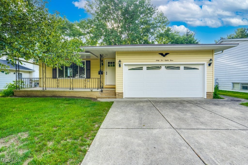 Beautifully Remodeled 3-Bedroom Ranch in Solon School District. Welcome to this completely remodeled 3-bedroom, 2-bathroom ranch home, located in the highly sought-after Solon School District. Every detail has been thoughtfully updated to offer modern comfort and peace of mind. Step into the spacious living area and enjoy a bright, open layout perfect for both relaxing and entertaining. The heart of the home is the fully renovated kitchen, featuring brand-new cabinetry, quartz countertops, all new stainless steel appliances ready for your culinary adventures. Both full bathrooms have been stylishly updated, providing a fresh, contemporary feel. Each of the three bedrooms offers ample space, natural light, and flexibility for a growing family or home office needs. In 2025, the home underwent a full waterproofing upgrade, complete with a new sump pump, ensuring a dry and secure basement year-round. Additional highlights include: Attached 2-car garage for convenience and storage. Charming front porch
(22' x 7') perfect for morning coffee. Back patio (10' x 10') ideal for outdoor dining or relaxing. Located in a quiet, established neighborhood with easy access to shopping, parks, and top-rated schools. This move-in-ready home offers everything you need, with the modern updates you want. Don't miss this opportunity to own a stunning ranch in one of the area’s most desirable school districts