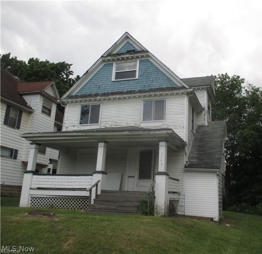 Handy man looking for a renovation property? This house would be it.  2 parcels. Selling As-Is, no plumbing or furnace.