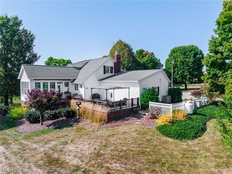 Back on the market! No fault of the sellers!
Welcome to this stunning home, nestled in a peaceful neighborhood on just over an acre. This well-maintained property offers both privacy and beautiful views. Inside, you’ll find 3 spacious bedrooms, 2.5 bathrooms, a bright sunroom, main-floor laundry, an office space that could be turned into a bedroom and a finished walkout basement. The kitchen is warm and inviting, while the 2-car garage, stamped concrete patio, and abundant storage add both convenience and charm.

With approximately 2,600 sq. ft. of living space, this home has been thoughtfully updated with a new concrete garage floor, Azek deck, new sunroom and basement doors, and a charming white vinyl picket fence. The attractive landscaping completes the picture, making this property move-in ready and perfect for enjoying both indoor comfort and outdoor living.