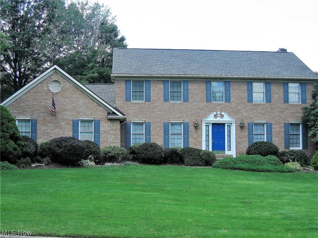 Great location in Green, quick and easy access to Hwy 77, right in-between Akron and Canton and not far from Cleveland. Plenty of shopping and restaurants all while being in a very quiet neighborhood. This is a must see well-maintained custom built colonial on a cul-de-sac. First-floor office and laundry room with over-sized 3 car garage. Four large bedrooms with extra storage. Large windows and two skylights for lots of natural lighting. Newer furnace(2014) and roof(2011). Basement is finished with brand new carpet and waterproofed with a 1/2 bath, workroom and bonus room. Huge lot with access to 1.2-mile wooded trail out back. Public sewer and water. Home warranty included.