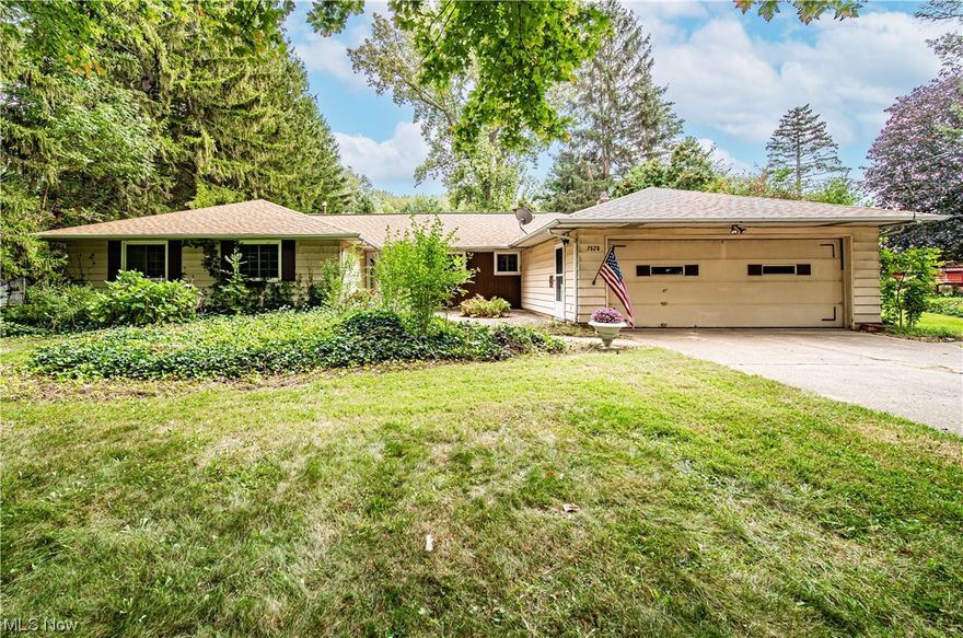 MOTIVED SELLER!~Rare Ranch with over 2200 sq. feet ready for your finishing touch!~Large lush yard with extra parking in front with turn around for easy access along with deep setback from road and landscaping that offers the sense of privacy and serenity.  FANTASTIC location near everything including Mall, Transit, Restaurants, ALL freeways, and endless shopping.  The best of both worlds, privacy and convenience!~ Large welcoming foyer greets you home along with courtyard area in front of home!  Make into your special garden or sitting portico~HUGE great room with MASSIVE amount of space for dining, lounging and even recreation complete with views to the serene backyard and oversized windows with a bow window to watch nature unfold.  Step into the family room with handsome curves fireplace, built ins and retro wet bar with access via sliders to extra large patio for additional entertainment space. Full bath for guests and attached laundry room with shower.  Eat in kitchen with loads of cabinets and separate area for additional counter space.  Super Sized owners suite on rear of home has a private full bath.  The additional 2 front bedroom share the full bath with double vanity for plenty of room.  Large closets and a full pull down attic covering the expanse of the home for plenty of storage room.***Updated Replacement Windows***Roof Age Unknown but believed to be approx 10 years***