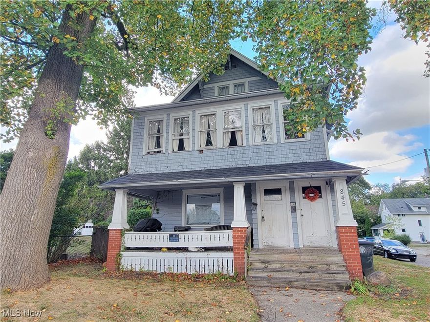 Excellent investment opportunity with this fully occupied triplex! Two spacious 2 bedroom, 1 bathroom units on the 1st and 2nd floors, and a 1 bedroom, 1 bathroom unit on the 3rd floor, generating over $2,000 a month in rent! Each 2 bedroom unit offers a formal dining room and generous size living rooms. Unit 2 also offers a large enclosed porch area. The cute and cozy 1 bedroom unit offers an eat in kitchen and features knotty pine paneling throughout the living space. Owner pays water/sewer/trash, tenants pay all other utilities and maintains the lawn. Great long-term tenants! Many updates throughout including a brand new roof on the house and garage, and new gutters will be installed the first week of October! Convenient location close to Rt 8, downtown Akron, and Cuyahoga Falls! Garage and parking is on a no outlet street!