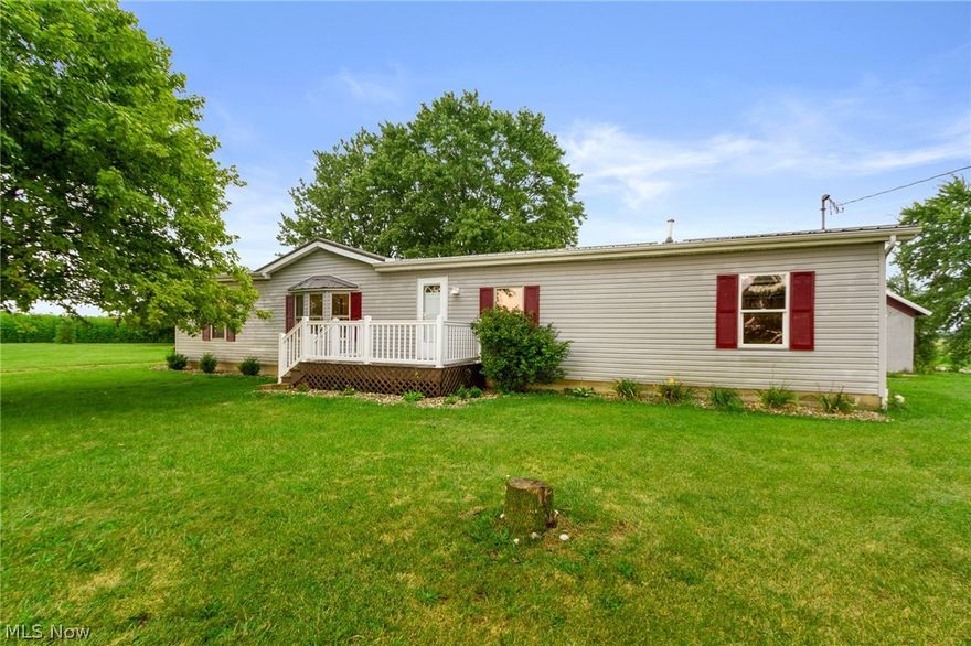 Here’s the one you have been looking for!  3 bedroom 2 bath home located on 1.2 country acres midway between Mansfield and Columbus.  Don’t miss this move-in ready home featuring one floor open concept living.  All appliances stay with the home!  Unfinished basement offers an additional 1500+ sqft of possibilities.  The large covered rear deck and above ground pool are just perfect for these hot summer nights.  Contact your favorite Realtor today before this gem is gone!