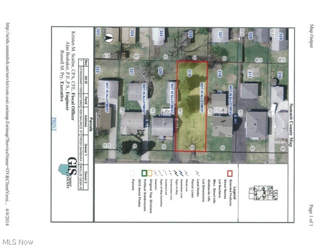 Build able Cuyahoga Falls Lot on a dead end st. Can be a package deal with 1826 Maurice St. see mls number 3605765. Listing Agent is related to the sellers