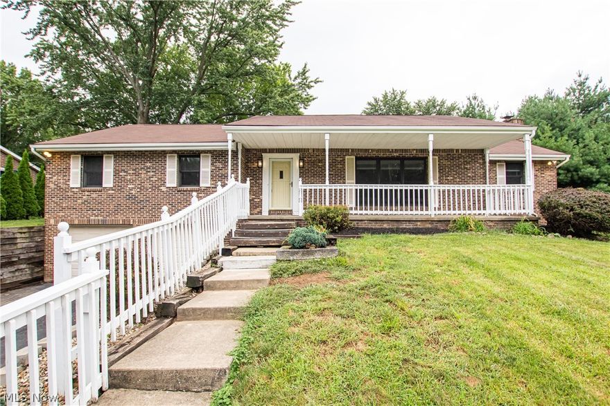 Hilltop setting in Jackson Twp Schools.  Minutes from Akron Canton Airport, I71, The Strip Mall, and Belden Village Mall.  New neutral carpeting, new neutral paint, 3 bedrooms, 2 baths, oversized deck, covered front porch, 1/2 acre with a private back yard.  Recent updates - September 2021 - New hickory hardwood flooring was added in the foyer and hallway also the blacktop driveway has been repaired and sealed (9/2021).  New well 2013, Furnace and A/C 2013, roof 2013.  New stone driveway retaining wall installed 10/2020. Spacious and priced to sell with a professional appraisal.  Priced $10,000 under professional appraisal price of $225,000. The appraisal is available upon request. Motivated seller!