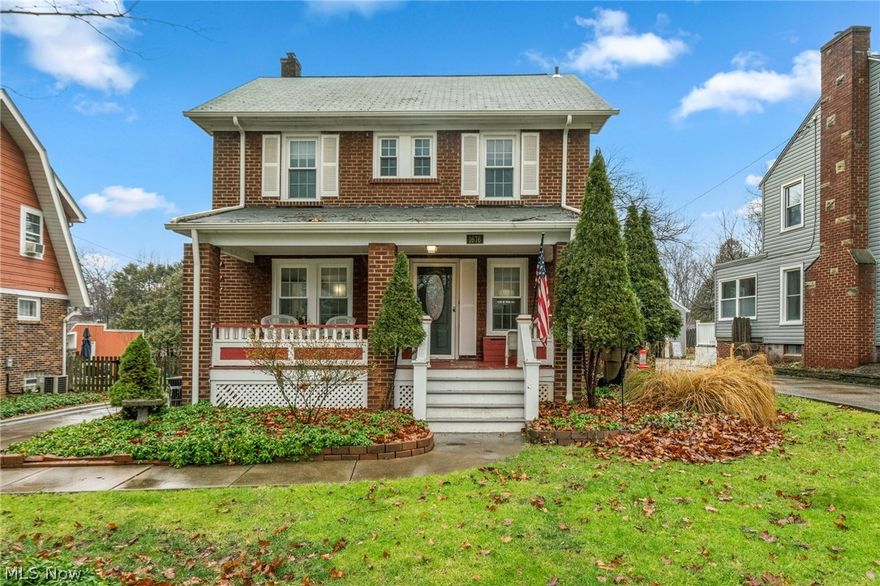 Welcome home to 1676 25th St. This lovely two-story brick Colonial has been well cared for and is move-in ready! As you enter the home you'll immediately be welcomed by the open floor plan, as the dining area flows beautifully into a contemporary kitchen with white custom-built, soft close cabinetry, dark gray subway tile backsplash, light gray quartz countertops and a beautiful granite farmhouse sink. Ample storage and functionality with two Lazy Susan’s and a built-in appliance cubby. You’ll find updated lighting and crown molding throughout the 1st floor as well as luxury vinyl flooring that continues down into a finished basement—complete with custom built-in cabinetry and shelving, glass block windows, a recently renovated half-bath! As you head upstairs you'll notice 3 nicely sized bedrooms and a beautifully updated bathroom as well as built-in hallway cabinets and access to a quaint sleeper balcony. A finished 3rd floor with double closets is a huge bonus for a home office or 4t