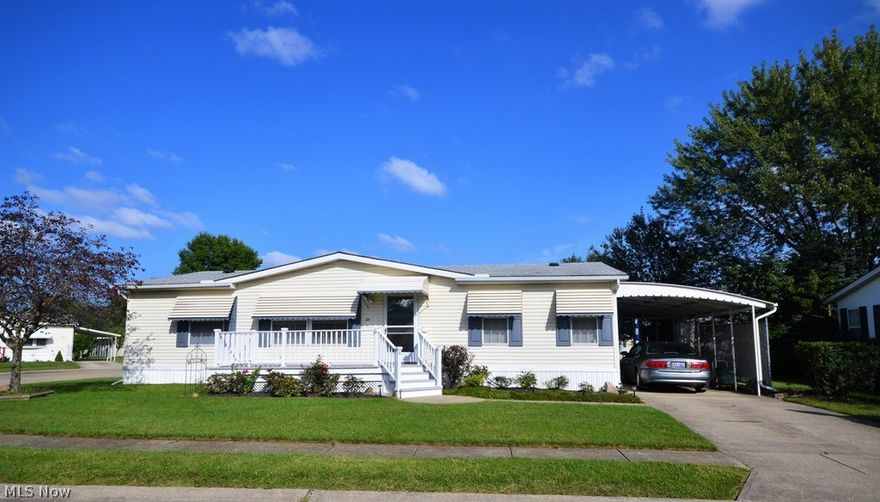 This 1992 Schult offers a very nice floor plan. Formal living and dining room. Large kitchen, two bedrooms on one side of the home and master suite on the other. This home measures 48 x 28 or 1344 sq ft. New HVAC system 2018,  newer shower in master bath, roof approximately six years old, some newer appliances. This home is located on a cul-de-sac. Patio partner is behind the home with a nice patio. Columbia Park is an age specific community. Columbia Park is Ohio's Premiere Adult Land Lease Community! Amenities include: Gatehouse managed entrance! On site Shopping Plaza! On site Management! Walking Path/Dog Walking Path! Shuffleboard! Boccie Ball! Library! Crafts, Social Hall with daily scheduled activities and so much more!